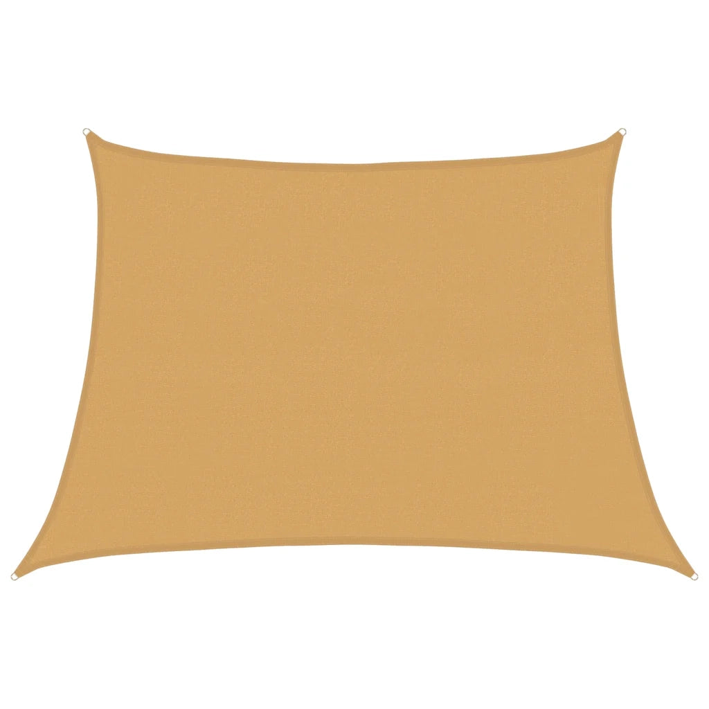 Vela Parasole 160 g/m² Trapezio Grigio Chiaro 4/5x3 m in HDPE 4002072