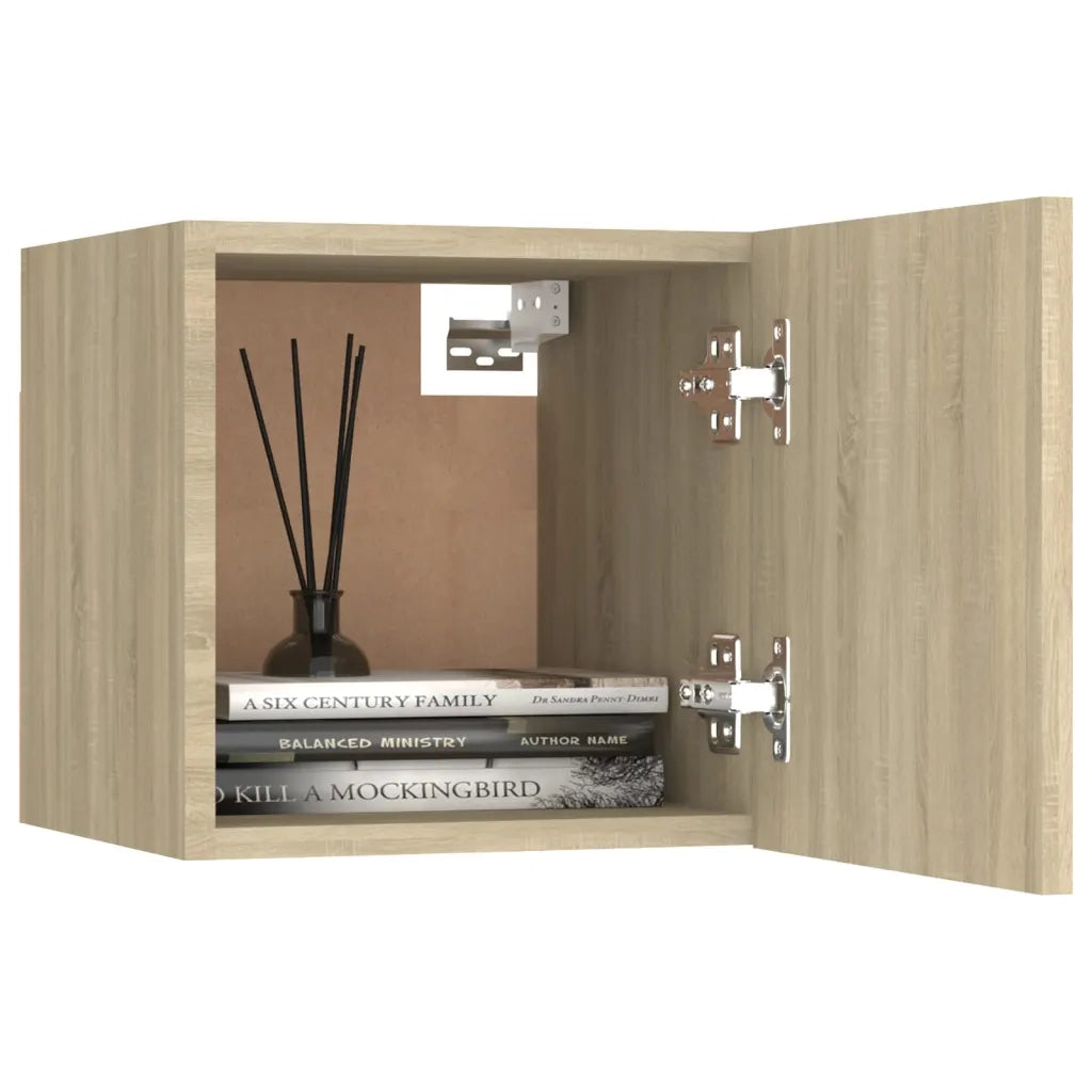 Set di Mobili Porta TV 8 pz-Set di 8 Credenza per TV Rovere Sonoma in Legno Multistrato 689610