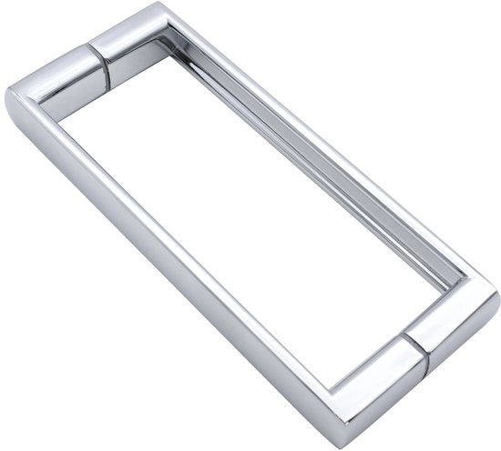 Maniglia Porta in Acciaio Inox - Maniglia Porta Douchi - Maniglia Porta in Acciaio Massello - Apertura 143mm da una Porta all'altra - Duraturo - Installazione Facile - Maniglia Porta