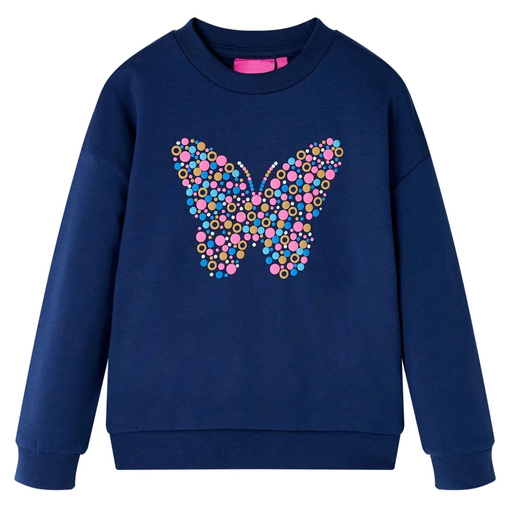 Felpa per Bambini Blu Marino 128cod mxl 84427