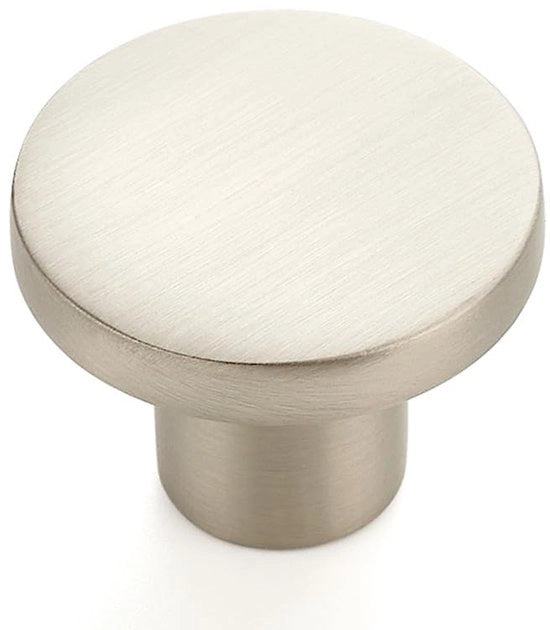 Pomelli in acciaio con maniglia a forma di nocca, borchiato in nichel - 15 pezzi - 30 mm - accessori di arredamento
