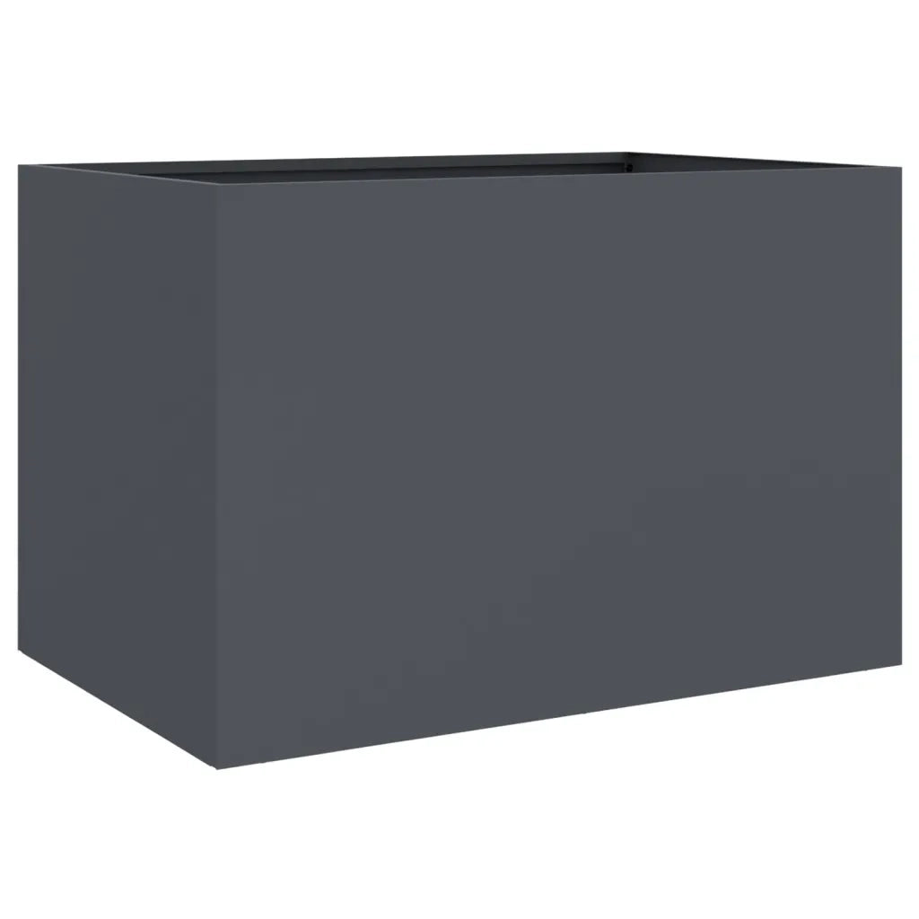 Fioriera Antracite 62x30x29 cm in Acciaio