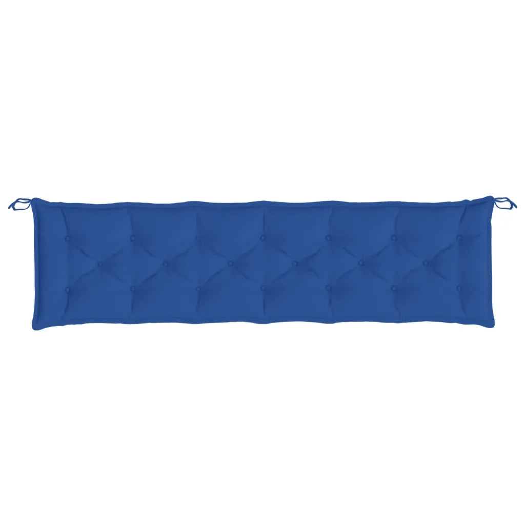 Cuscino per Panca Giardino Blu Reale 200x50x7 cm Tessuto Oxford 361650