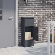 Cassetta per pacchi Antracite 44,5 x 29 x 110,5 cm Acciaio 874928