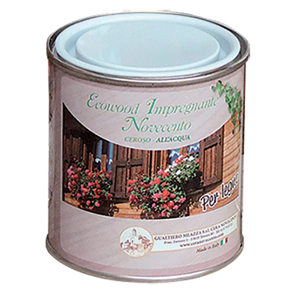 IMPREGNANTE CEROSO ALL'ACQUA Ecowood - ml. 750 castagno  - NOVECENTO