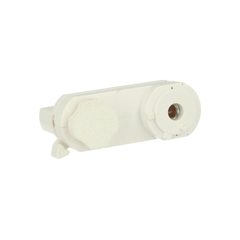 Sistema Illuminazione Binario Trifase Bianco, Binario Connettori Giunti Accessori (Testa Alimentazione Del Faro)