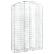 Cesto Gabbione ad Arco 150x50x220/240 cm Ferro Zincato