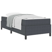 Letto singolo | Letto per adulti | Struttura del letto Grigio scuro 100 x 200 cm Tessuto