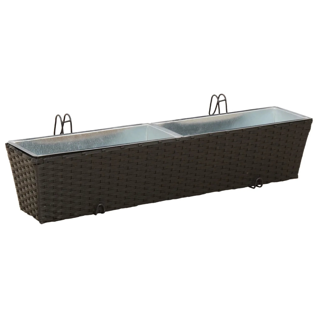 Ringhiera 2 pz 80 x 17 x 17 cm Metallo CFW4042379