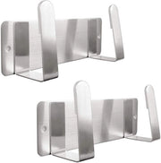 Set di due copriugello a vite a mano con montaggio a muro - Pannendekselhouder - Acciaio inossidabile 304 - 3M adesivo selflevante - Installazione facile - Set da 2 pezzi