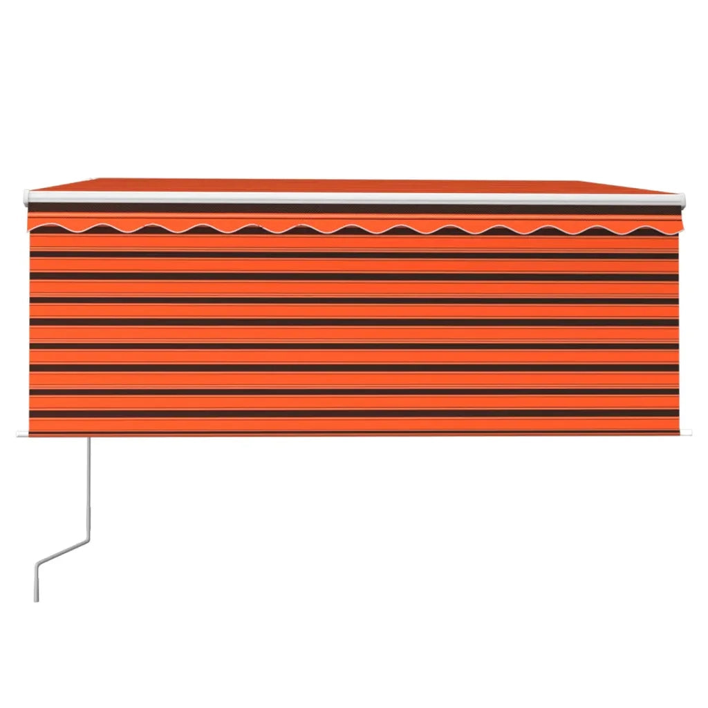 TendaAutomatica LED Sensore Vento 3,5x2,5m Arancione Marrone  cod mxl 80377