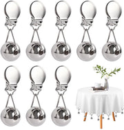 Pesi per tende da finestra - Pesi per tende da finestra per esterni - Pesi per tende - 8 pezzi - Resistenti e shock-resistenti - Formato compatto - Pesi per tavolo