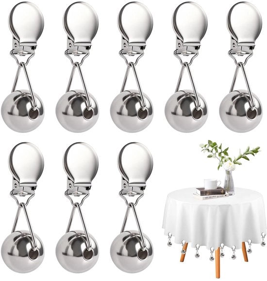 Pesi per tende da finestra - Pesi per tende da finestra per esterni - Pesi per tende - 8 pezzi - Resistenti e shock-resistenti - Formato compatto - Pesi per tavolo