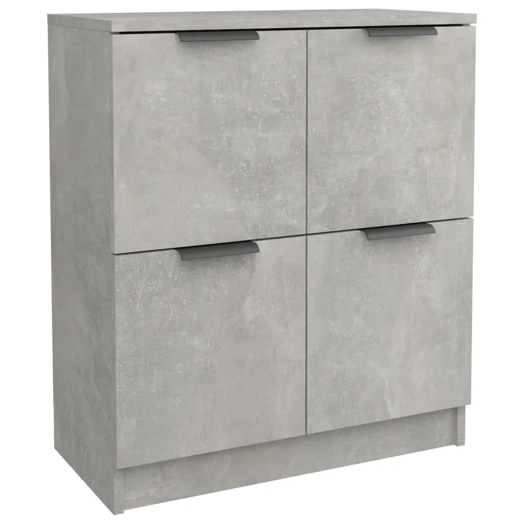 Credenza | Madia | Buffet da pranzo | Armadio da pranzo Grigio Cemento 60x30x70 cm in Legno Multistrato