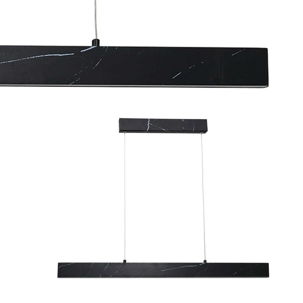 Lampada a sospensione LED 18W 90cm nera Milagro Pierce