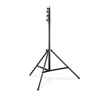 AIR 380 Deluxe Stativo per luci, altezza max 380 cm, cavalletto fotografico per flash con capacità di carico di 15 kg, treppiede per studi fotografici e outdoor