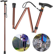 Staffa da camminata pieghevole - Staffe da camminata per donne e uomini - Mobilità 

Modello: 12345
Caratteristiche tecniche: 
- Materiale: lega di alluminio
- Lunghezza: 60 cm
- Peso: 1,2 kg
- Capacità di carico: 100 kg
