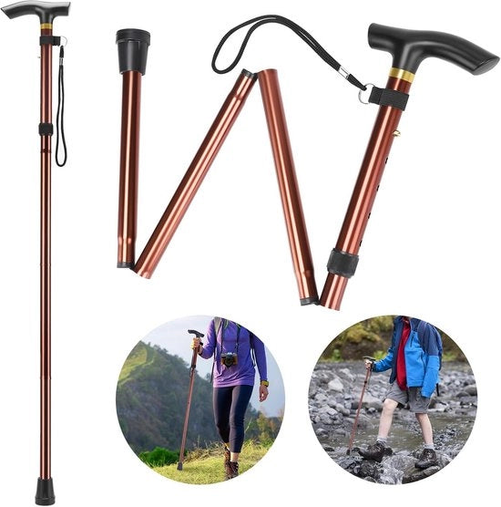 Staffa da camminata pieghevole - Staffe da camminata per donne e uomini - Mobilità 

Modello: 12345
Caratteristiche tecniche: 
- Materiale: lega di alluminio
- Lunghezza: 60 cm
- Peso: 1,2 kg
- Capacità di carico: 100 kg