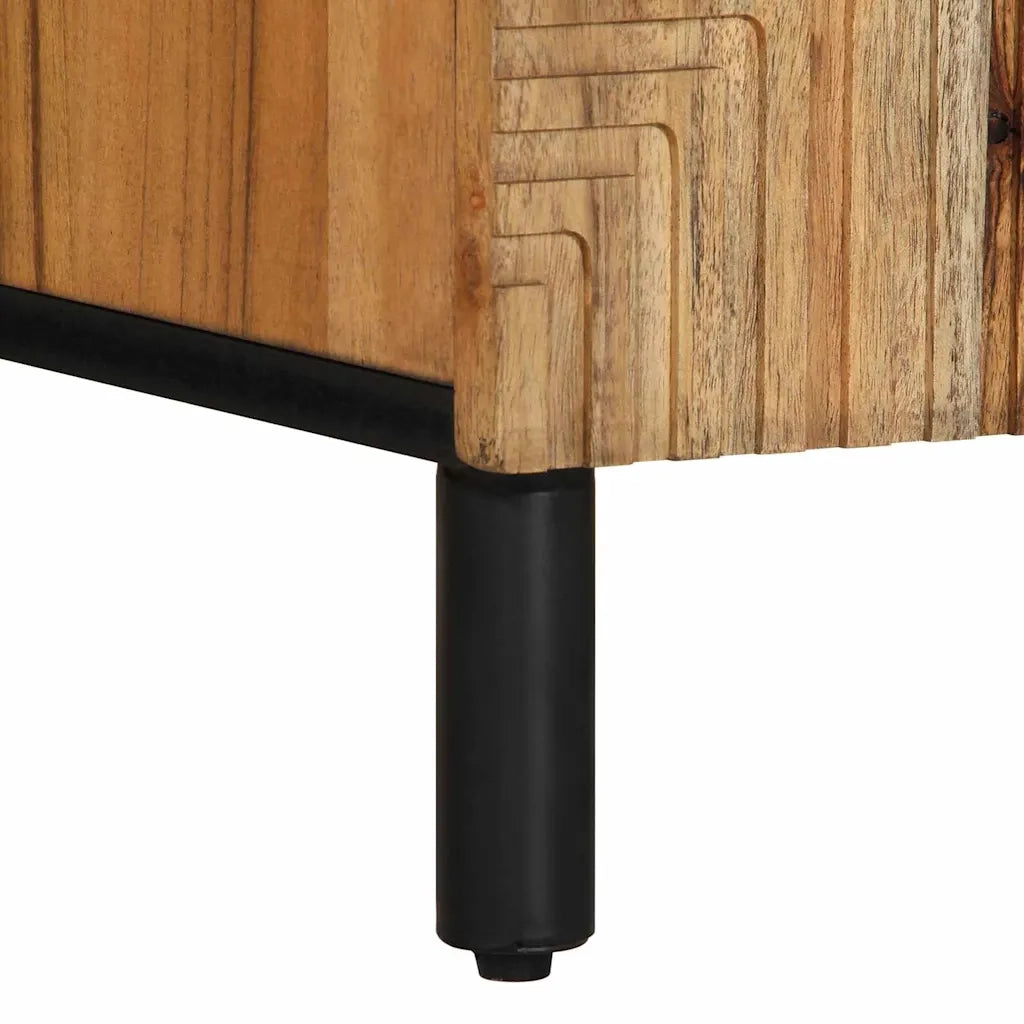 Mobile TV con porta-Credenza per TV Legno di Acacia Massello 105 x 33,5 x 46 cm