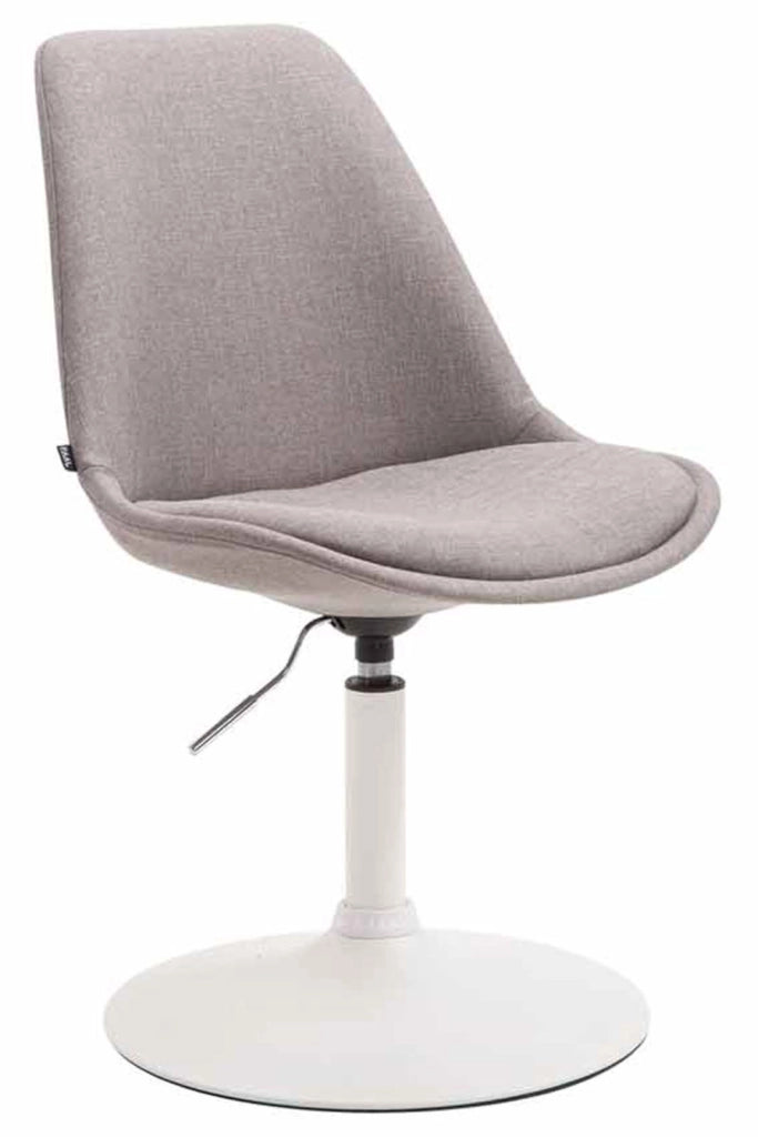 Set di 4 sedie da pranzo in tessuto Maverick grigio,bianco