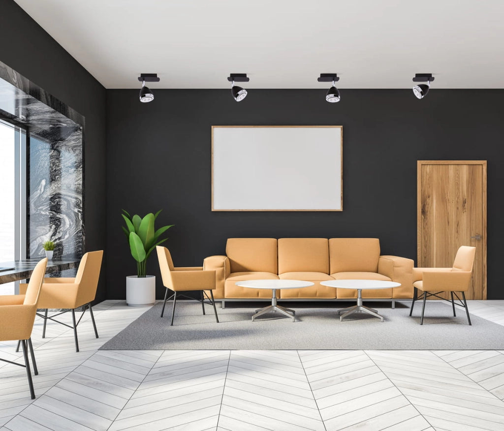 Italux Calasa faretto parete/soffitto nero opaco GU10