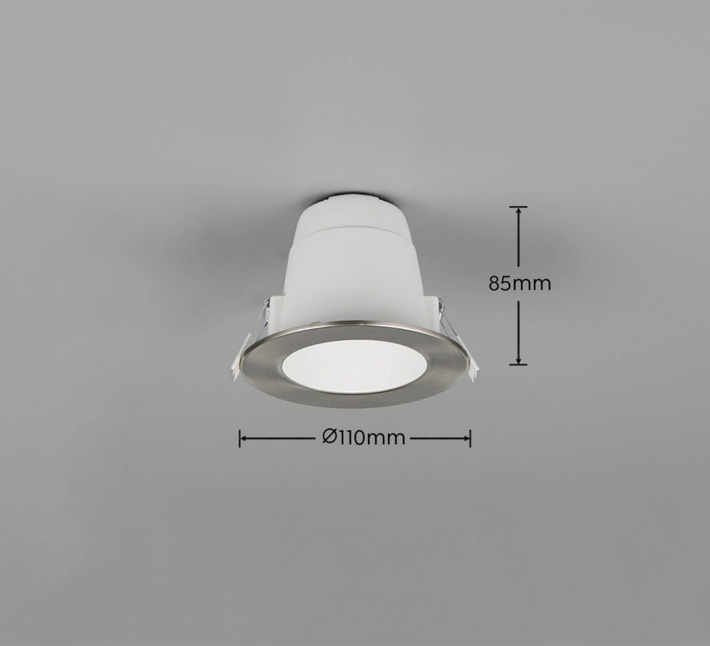 Faretto da incasso LED rotondo VIRUNGA Trio 6W IP44