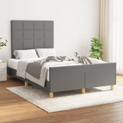 Giroletto senza Materasso Grigio Scuro 120x200 cm Tessuto