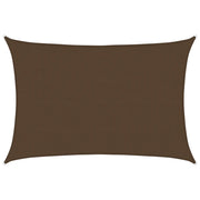 Vela Parasole | Telo Ombra | Vela da ombra 160 g/m2 Marrone 5x7 m in HDPE