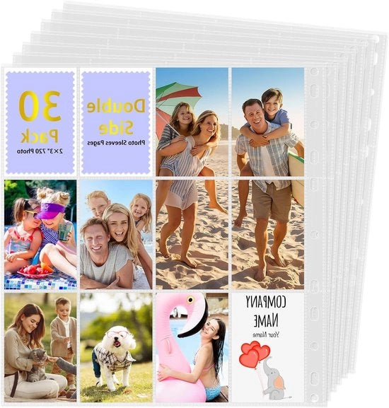 Verzamelkaarten opbergmap a doppia faccia con 12 cassetti, 720 cassetti totali e fogli ultra trasparenti, 11 fori, accessori