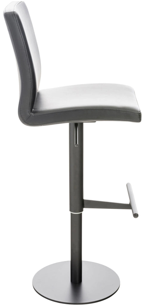2er Set Barhocker Cadiz Kunstleder schwarz
