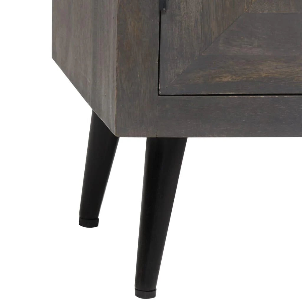 Buffet credenza mobiletto consolle mobile contenitore legno massello di mango 76 cm 4402212