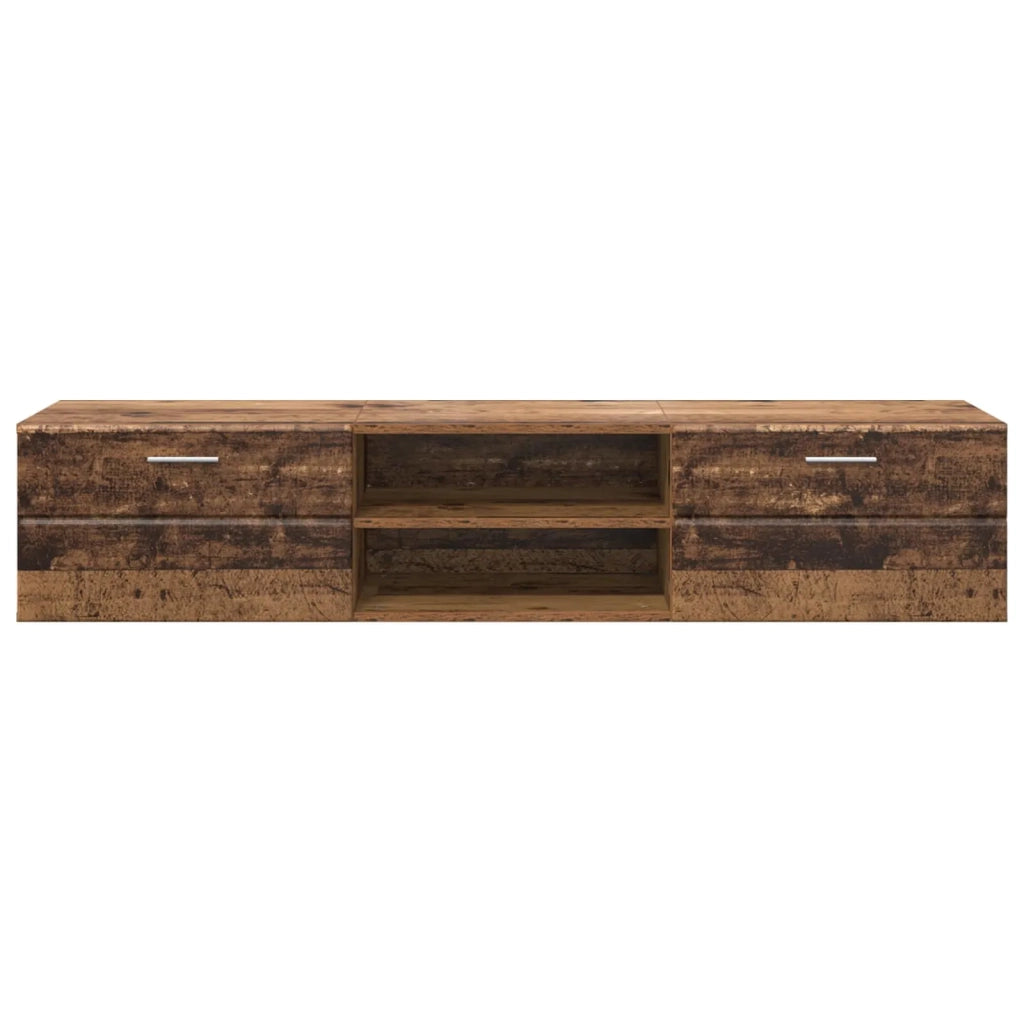 Armadio in Legno con cassetto Legno vecchio 150 x 39 x 30 cm CFW7193608