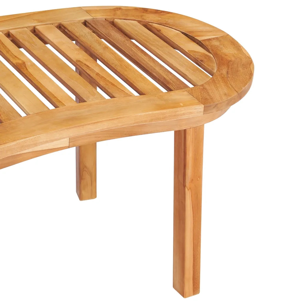 Tavolino da Salotto 90x50x45 cm in Legno Massello di Teak 48027