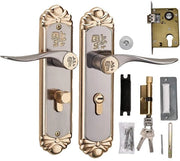 Chiave per porta con cilindro - Cilindro per porta - Chiave per porta interna - Chiave per porta camera da letto - Chiave per porta con meccanismo a gomito - Distanza di azionamento 5 cm - Cilindro per porta