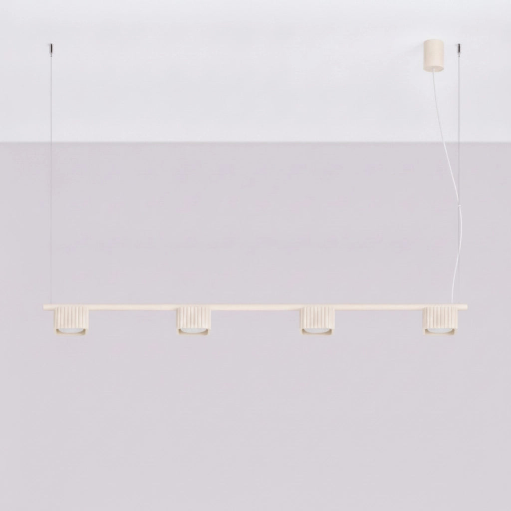 Lampadario RIFF 4 beige Gx53