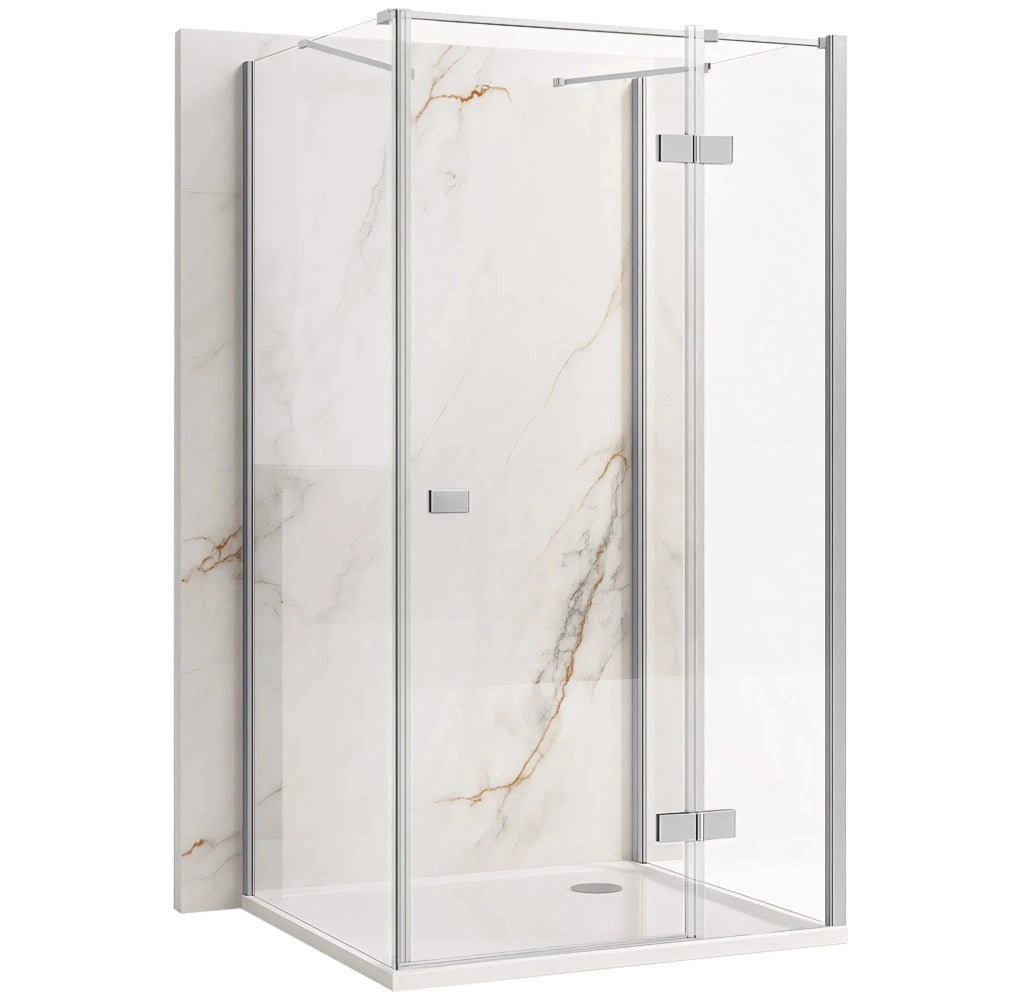 Cabina Doccia Rea Atlas 90x100 Chrome sinistra