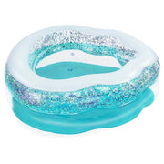 Piscina Gonfiabile Tonda Conchiglia Scintillante 150x127x43cm Per Bambini 52489         