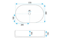 Lavabo Da Appoggio Rea Alma
