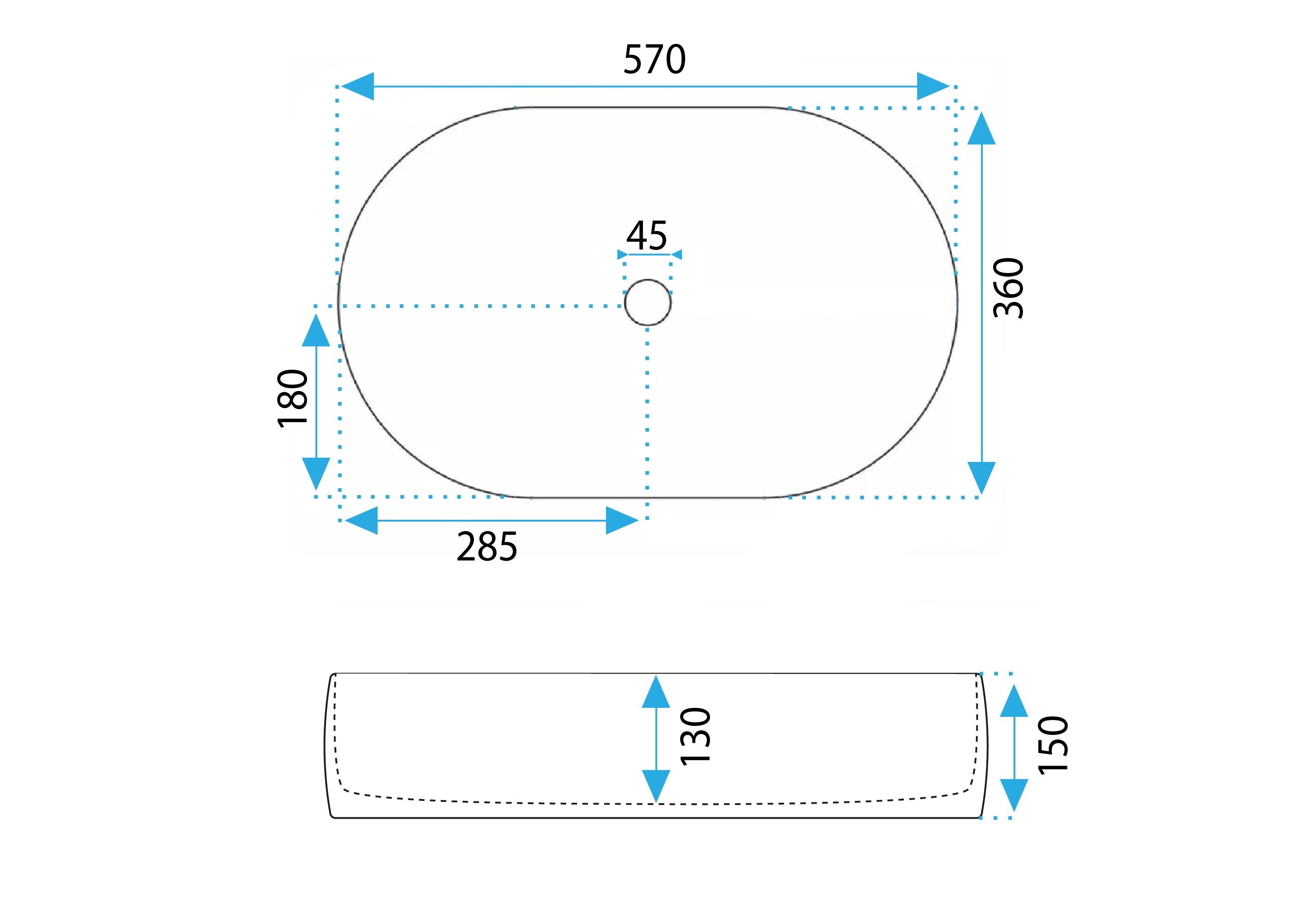 Lavabo Da Appoggio Rea Alma