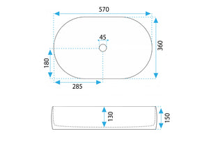 Lavabo Da Appoggio Rea Alma