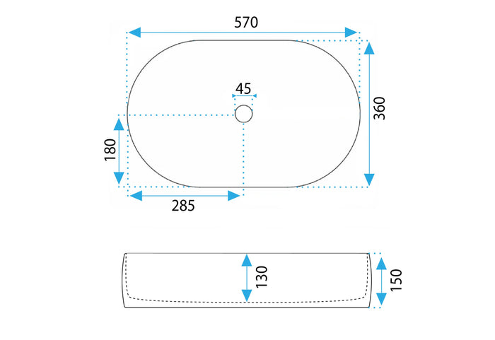 Lavabo Da Appoggio Rea Alma