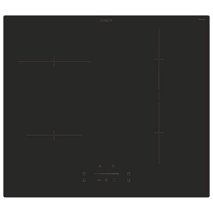 Candy Idea CTP643C/YEP Nero Da incasso 59 cm Piano cottura a induzione 4 Fornello(i)