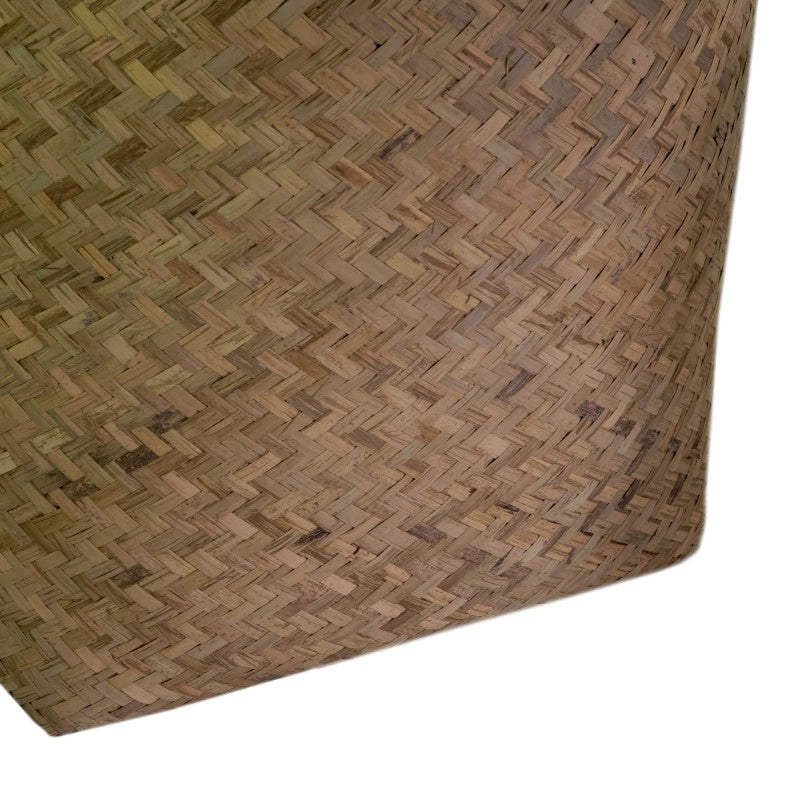 Portavaso cemento bambù 1-2 naturale tondo cm ø75h80