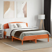 Letto senza Materasso Marrone Cera 120x190 cm in Legno di Pino 3207236