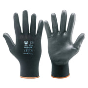12coppie guanti 'eco-lite' tg. 7 nero cod:ferx.111005nlm