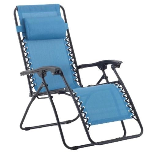 SDRAIO POLTRONA MULTIPOSIZIONE PIEGHEVOLE SIESTA BLU 90X65X110H CM