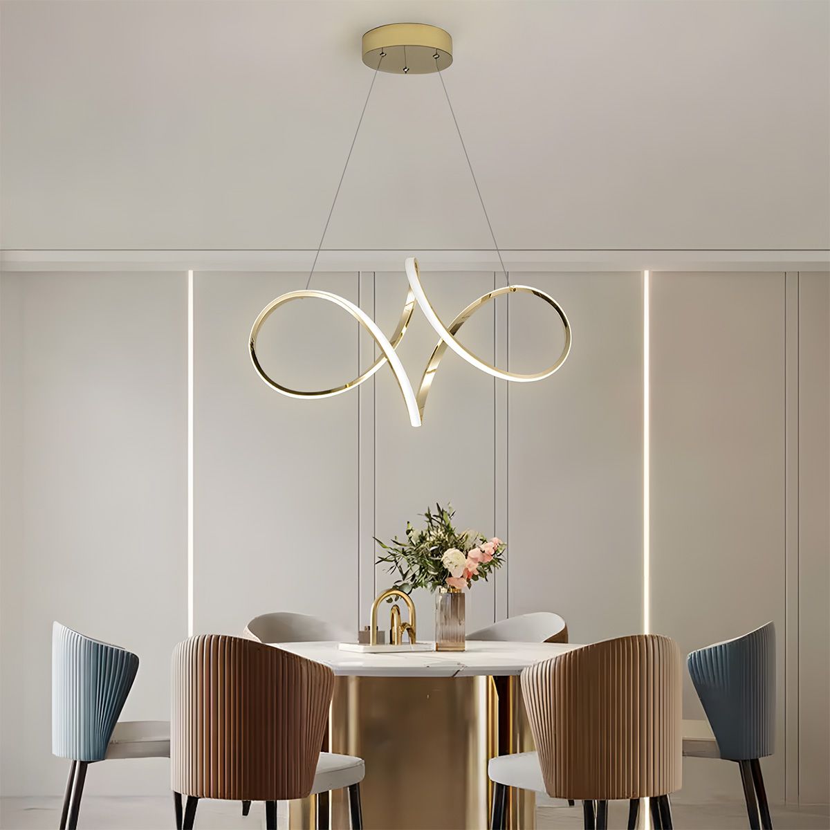 Lampada A Sospensione Led G081-1cp Gold