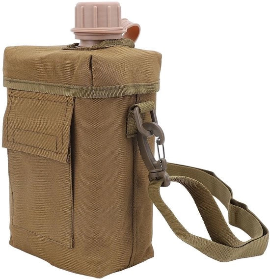 Sacchetto di acqua portatile 2 litri con cinturino per la spalla - Sacchetto di acqua multifunzionale in PVC per campeggio - Attrezzatura per bushcraft - Leggero e duraturo - Sacchetto di acqua portatile 

Specifiche tecniche: 2 litri - Materiale: PVC