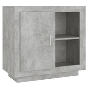 Credenza | Madia | Buffet da pranzo | Armadio da pranzo Grigio Cemento 80x40x75 cm