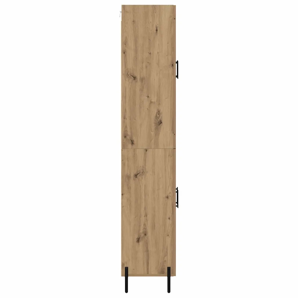 Credenza-Buffet-Armadio da cucina Rovere artigianale 69,5 x 34 x 180 cm 581933